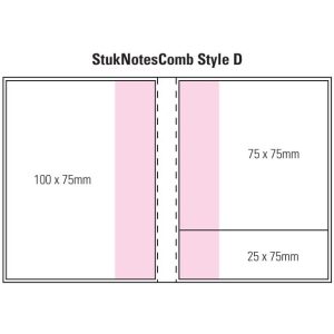 Combination D Laminated 4 Colour Cover 4 Col Pad