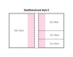 Combination E Laminated 4 Colour Cover 1 Col Pad