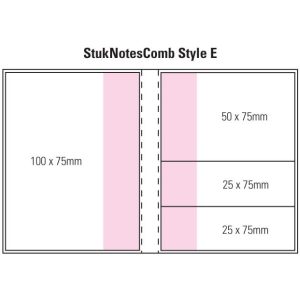 Combination E Laminated 4 Colour Cover 3 Col Pad