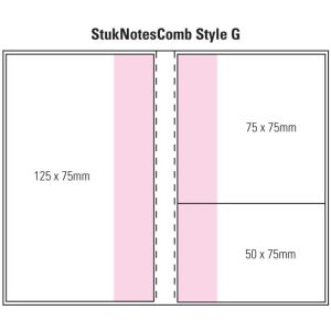 Combination G Laminated 4 Colour Cover 2 Col Pad