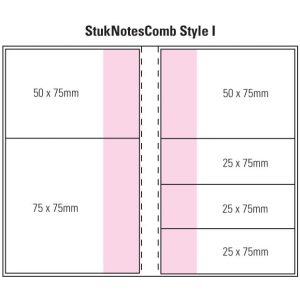 Combination I Laminated 4 Colour Cover 1 Col Pad