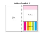 Combination K Laminated 4 Colour Cover 3 Col Pad