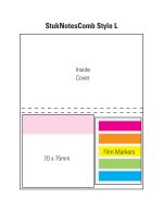Combination L Laminated 4 Colour Cover 2 Col Pad