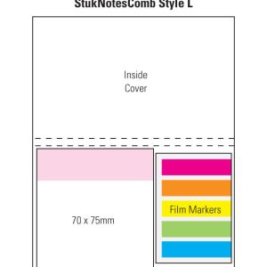 Combination L Laminated 4 Colour Cover 4 Col Pad