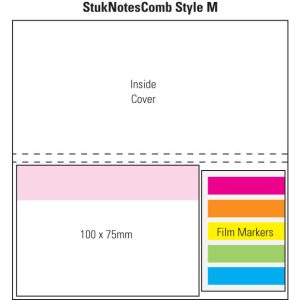 Combination M Laminated 4 Colour Cover 3 Col Pad