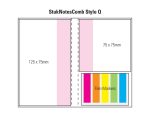Combination Q Laminated 4 Colour Cover 1 Col Pad