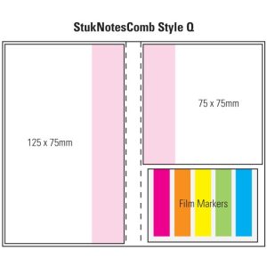 Combination Q Laminated 4 Colour Cover 1 Col Pad