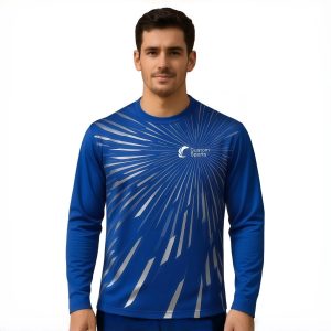 100% Poly Milk Silk Sublimated Basic Long Sleeves Shirt