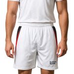 100% Polyester Sublimated Breathable Soccer Shorts With Lining