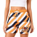 Women's Polyester Spandex Sublimated Board Shorts With Drawstring and Pocket