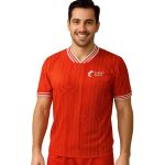 100% Polyester Sublimated Breathable V-Neck Raglan T-shirt