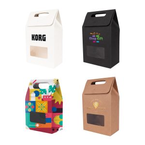 Die cut Handle Bag with Window(160x270x90mm)