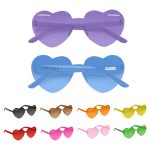 Heart Shaped Party Glasses