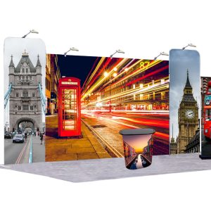 Stretch Fabric Display / Tension Fabric Display Exhibition Booths Type D