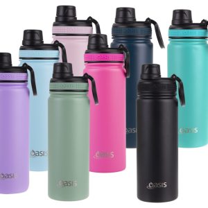 Oasis Challenger 550ml Vacuum Sports Screw Cap Bottle