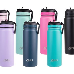 Oasis Challenger 550ml Vacuum Sports Sipper Spout Bottle