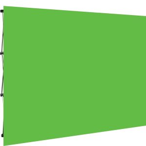 Green Screen Media Wall - Curved or Flat / 2.25m x 2.25m