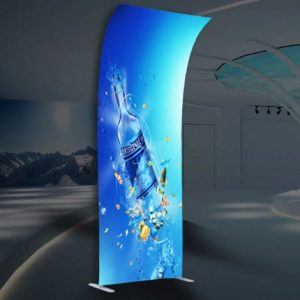Tension Fabric Display -H-Wave Flat Top 1000mm x 2500mm