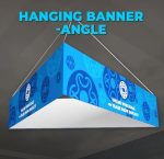 Tension Fabric Display -Triangle Hanging Frame 3048mm x 1067mm