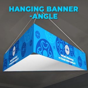 Tension Fabric Display -Triangle Hanging Frame 3048mm x 1067mm