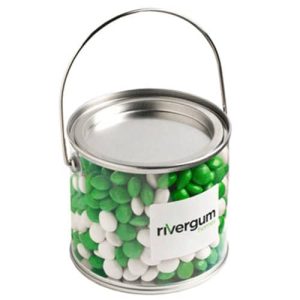 Medium PVC Bucket with Chewy Fruits 400g