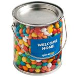 Big PVC Bucket with Chewy Fruits 850g