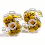 Acrylic Dollar with Choc Beans 40g