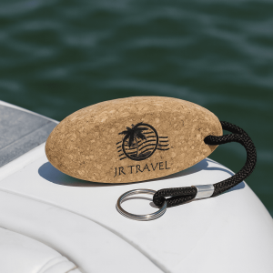 Cork Floating Keychain