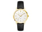 Ladies Dress Watch (Gold), Leather Strap