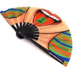 Large Bamboo/Fabric Folding Fan