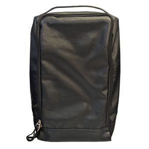 Premium PU Leather shoe bag for travel or corporate gifts. Branding opportunities available with embroidery.