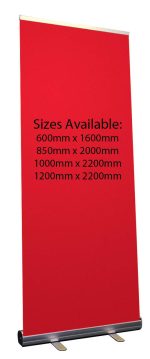 Single Light Weight Pull Up Banner 1000mm x 2100mm