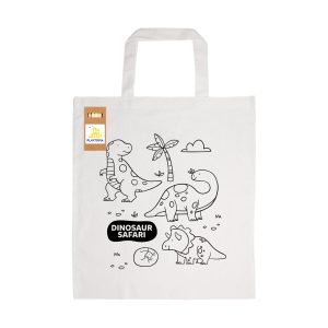 Colouring Short Handle Cotton Bag & Pencils