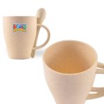Avenue Wheat Fibre Cup and Spoon