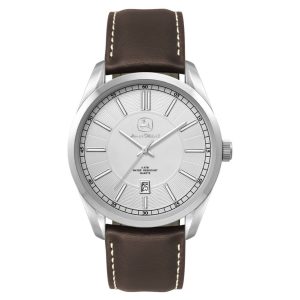 Mens Casual Dress Watch, Leather Strap