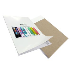 A4 Wrap Over Cover 3 Colour 50 Leaf