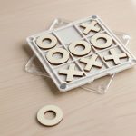 Tic Tac Toe Board Game Coaster