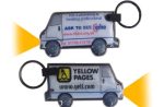 PVC Keyring with LED Light