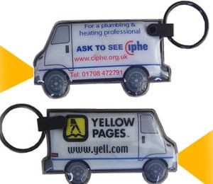 PVC Keyring with LED Light