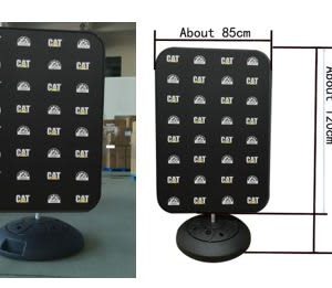 Stretch Fabric Display / Tension Fabric Display -Rectangle Shape 850mm x 2000mm with Water Base