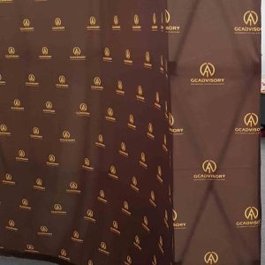 Media Wall 3m x 2.25m - Curved -With Sides