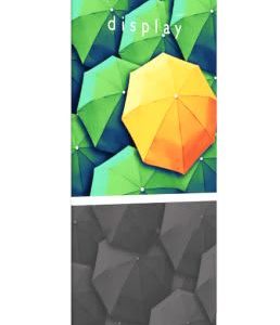 Stretch Fabric Polyester Sleeve Light Box / Straight Frame 900mm x 2300mm