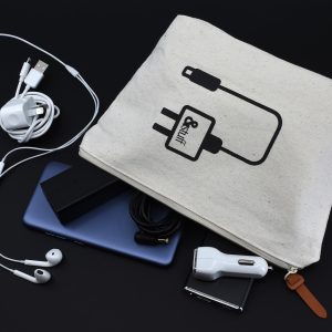 Calico Tech Pouch 17cm x 27cm x 8.5cm