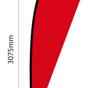 Medium Single Sided Tear Drop Banner