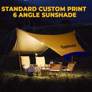Camping Canopy 6 Angel + Poles
