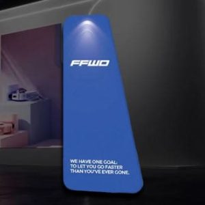 Stretch Fabric Display / Tension Fabric Display -Triangular Frame