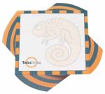 100x100mm Twist Note - 1 Colour Print - 150 Leaf (Half Twist)
