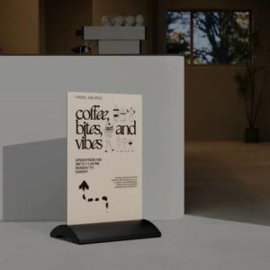 Signage Stand Plastic Water Base with Corflute / Water Base Stand with Corflute