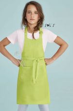 APRON kids size with pocket polyester cotton mix