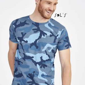 T shirt CAMO MEN'S - ROUND COLLAR